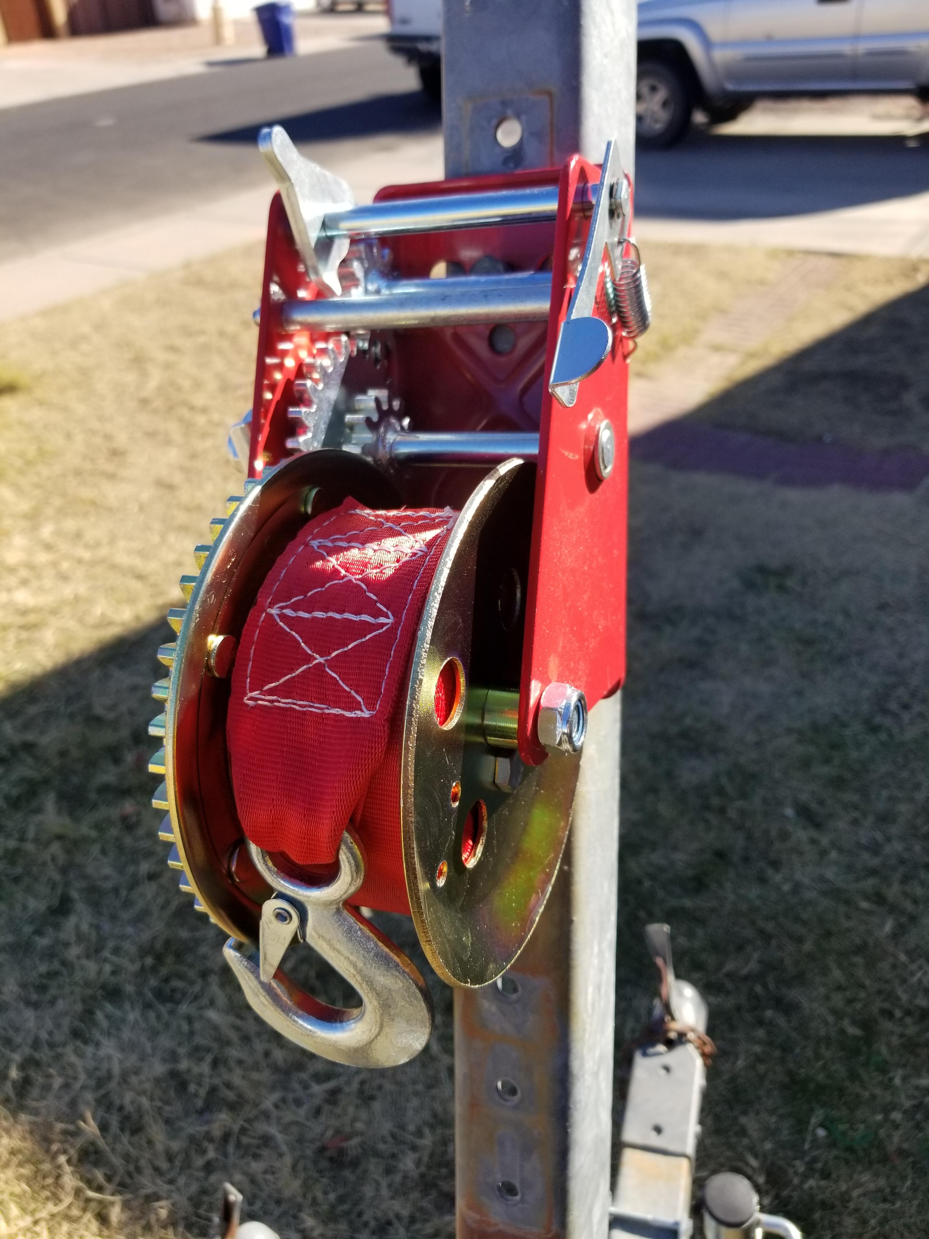 10/mo Finance OPENROAD Boat Winch 3500lbs Hand Winch, with 32ft