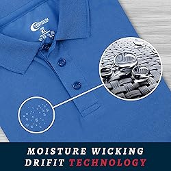 Premium Wear Men's High Moisture Wicking Polo T