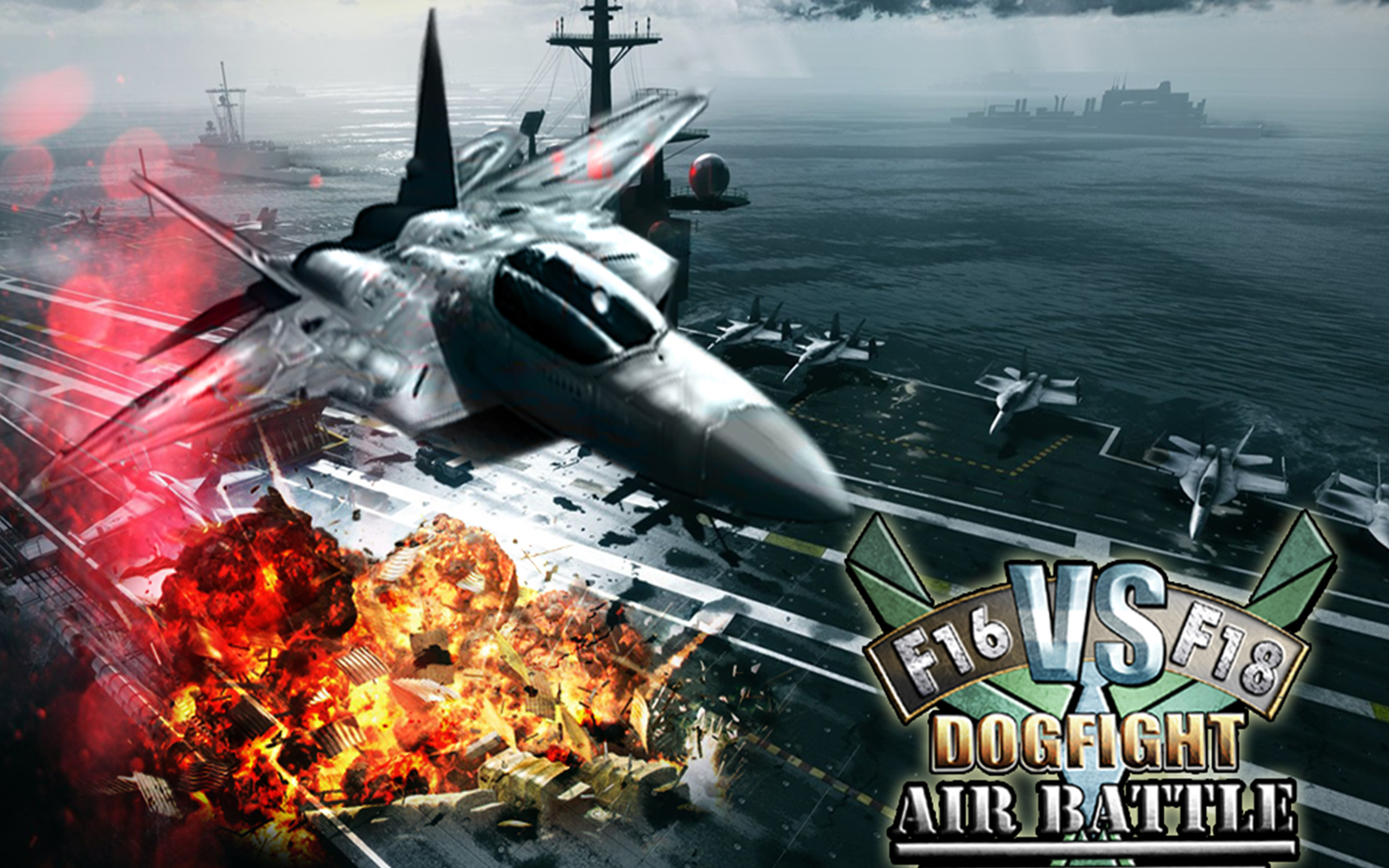 F16 vs F18 Dogfight Air Attack Combat Flighting Survival ...