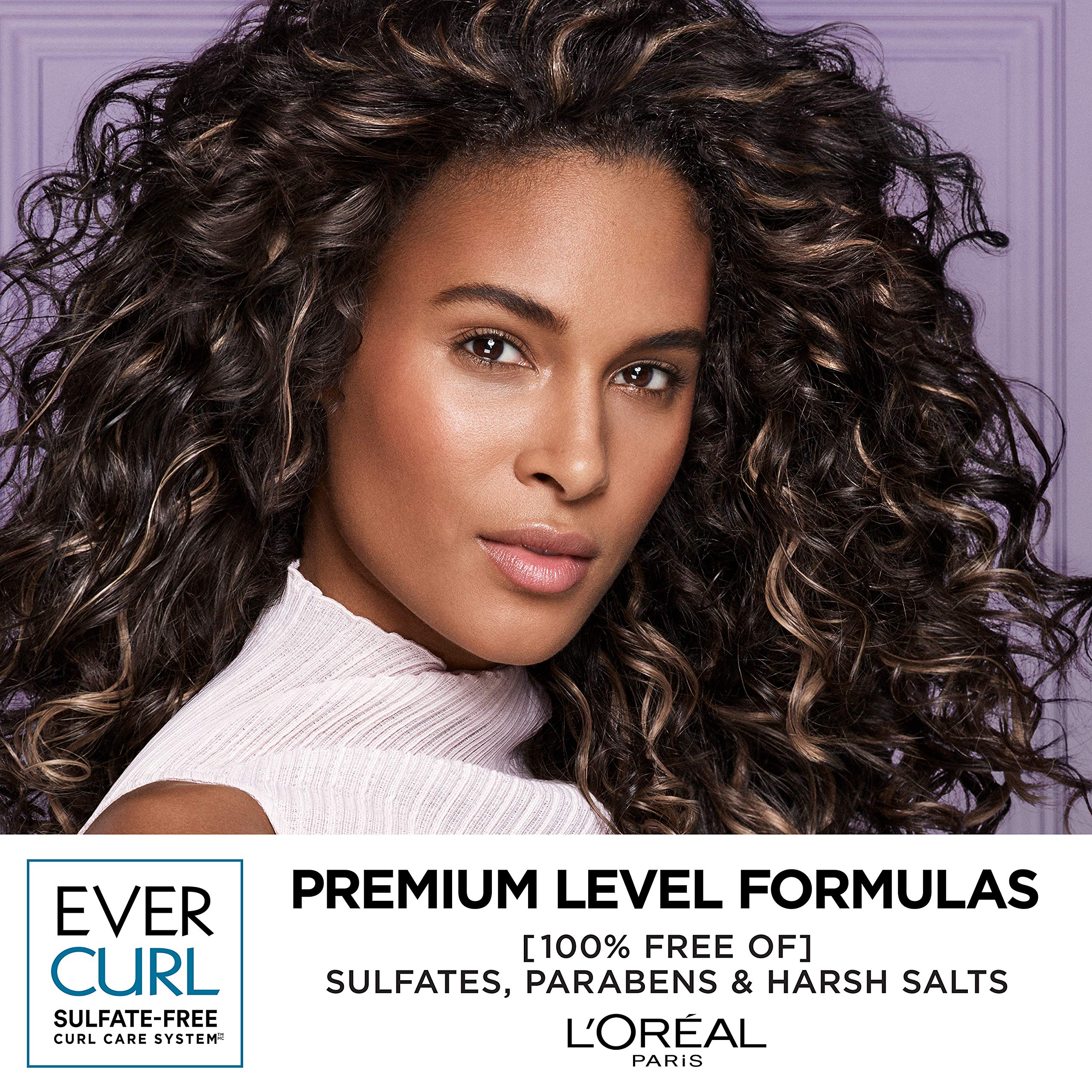 L'Oréal Paris EverCurl Shampoo and Conditioner Kit for Curly Hair, 8.5