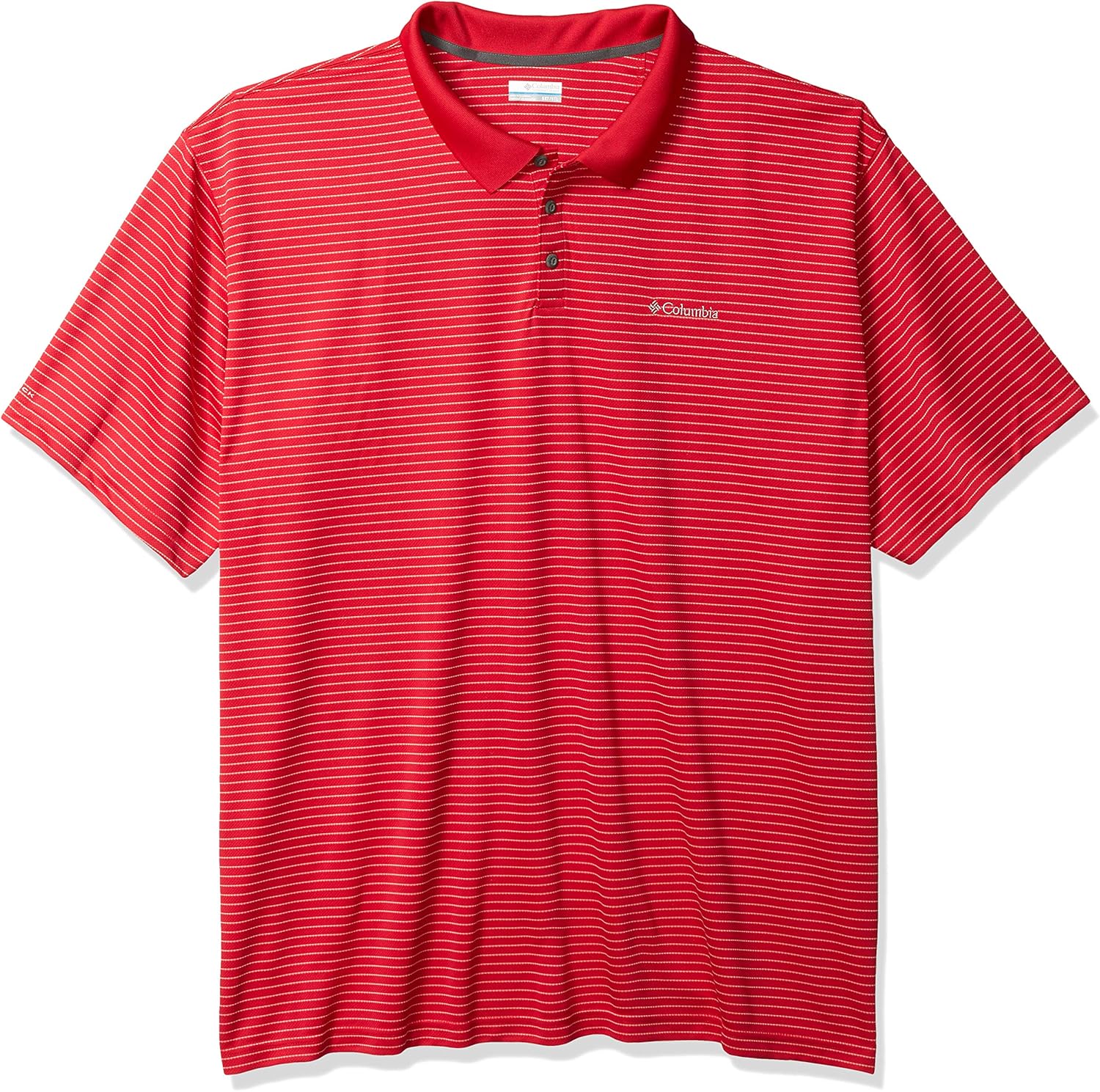 Columbia Men's Utilizer Stripe Polo III, Moisture Wicking, Sun Protection at  Men’s Clothing store