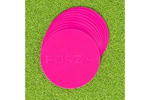 Forza Flat Disc Markers (10qty) [7in Diameter] | Multi-Sports Training Equipment | Ideal for Schools & Coaches | Spot Markers