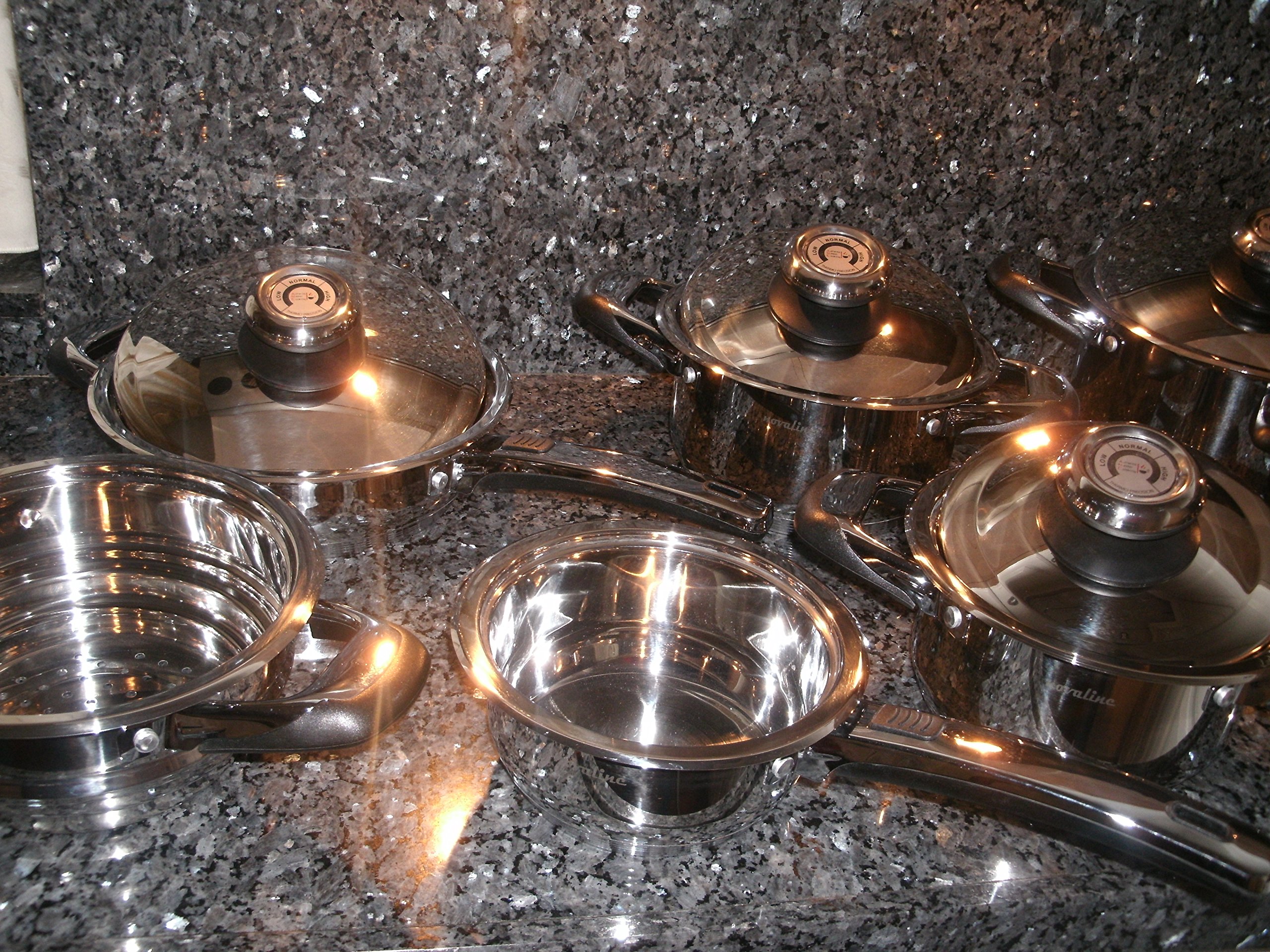 SwissAMCmade Cookware Pot set 12 piece Casserole Warranty 1700