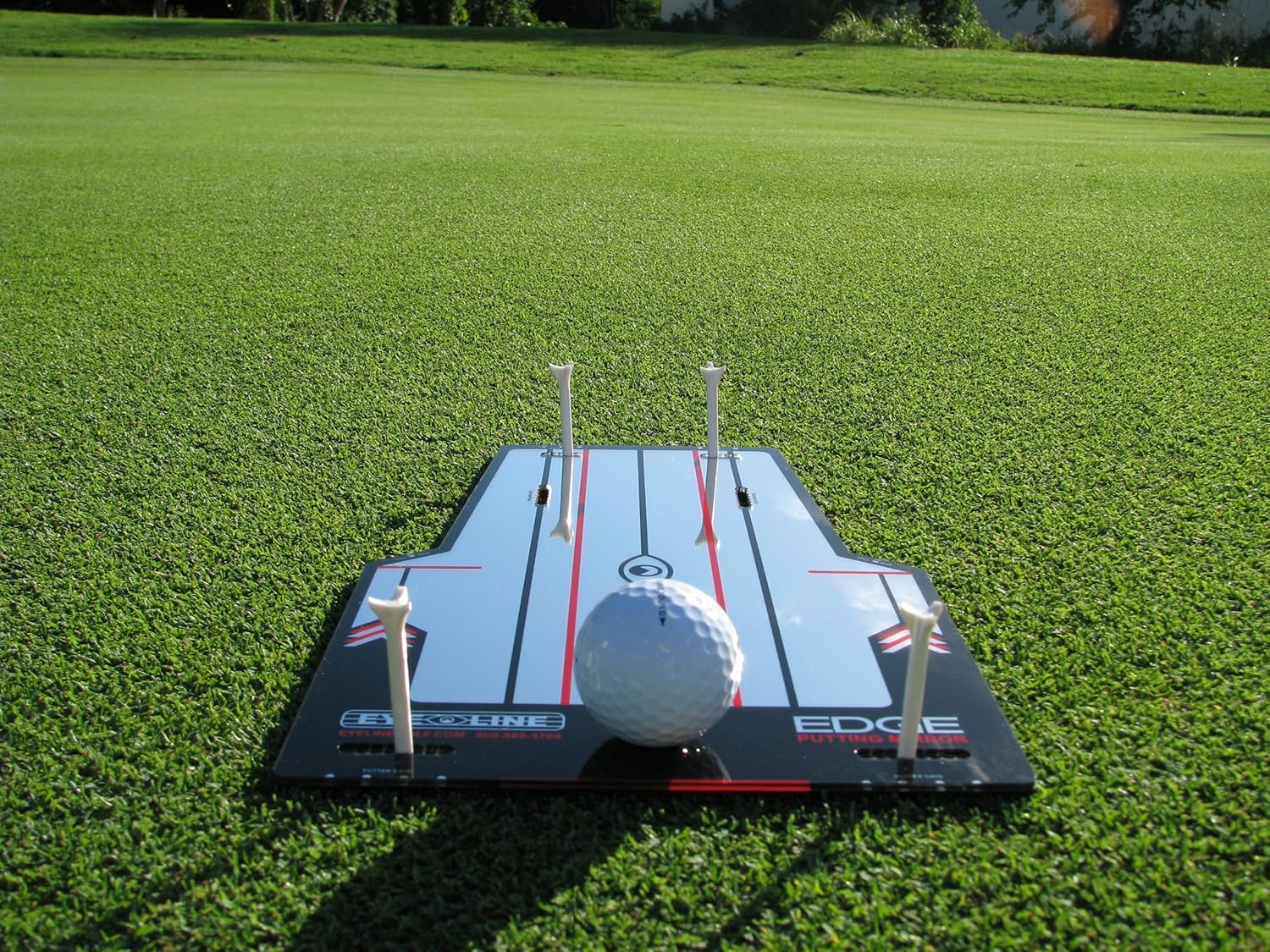 EyeLine Golf Edge Putting Mirror - Portable Putting Training Aids, Practice Putting Indoor/Outdoor and Accurately Improve Your Stroke : Golf Training Putters : Sports & Outdoors