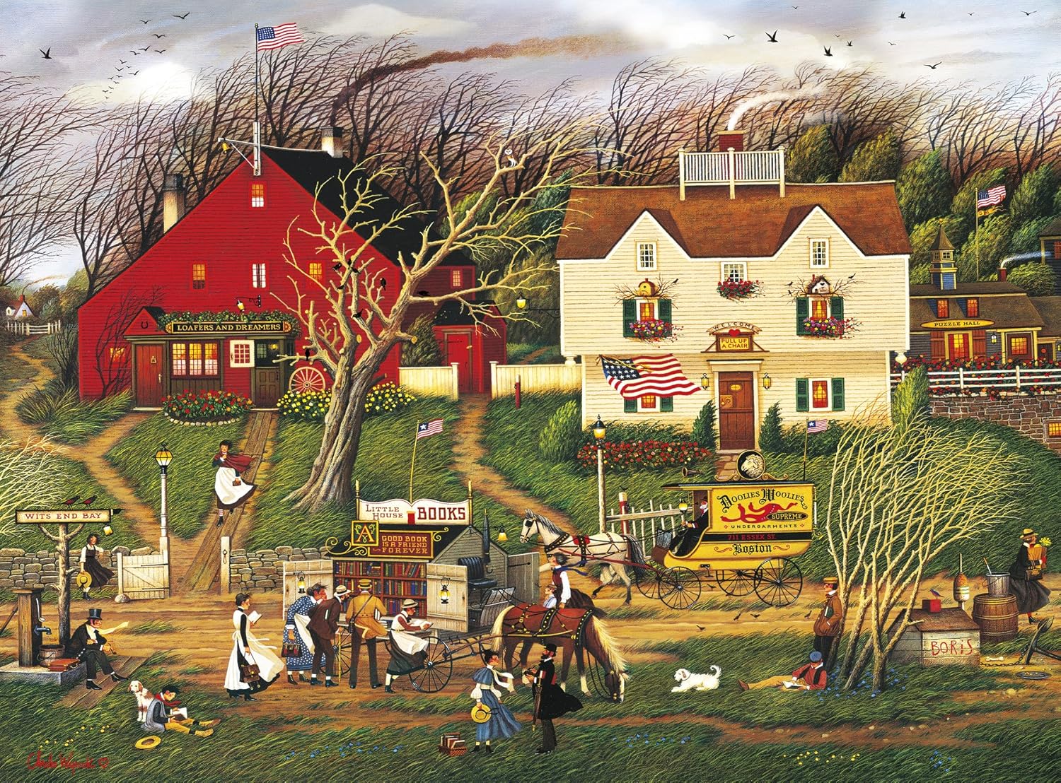 Buffalo Games 11434Charles WysockiFireside Companions1000 Piece