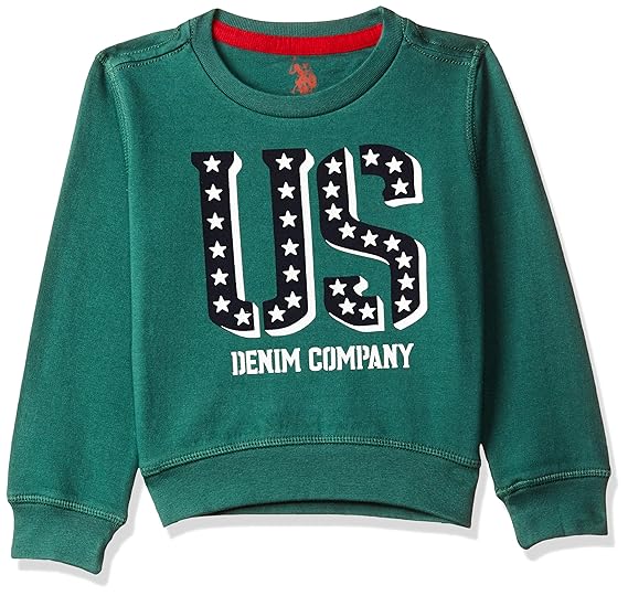 Baby Boys Cotton Knitwear (UKSS5287_Antique Green_12 Months-18 Months)