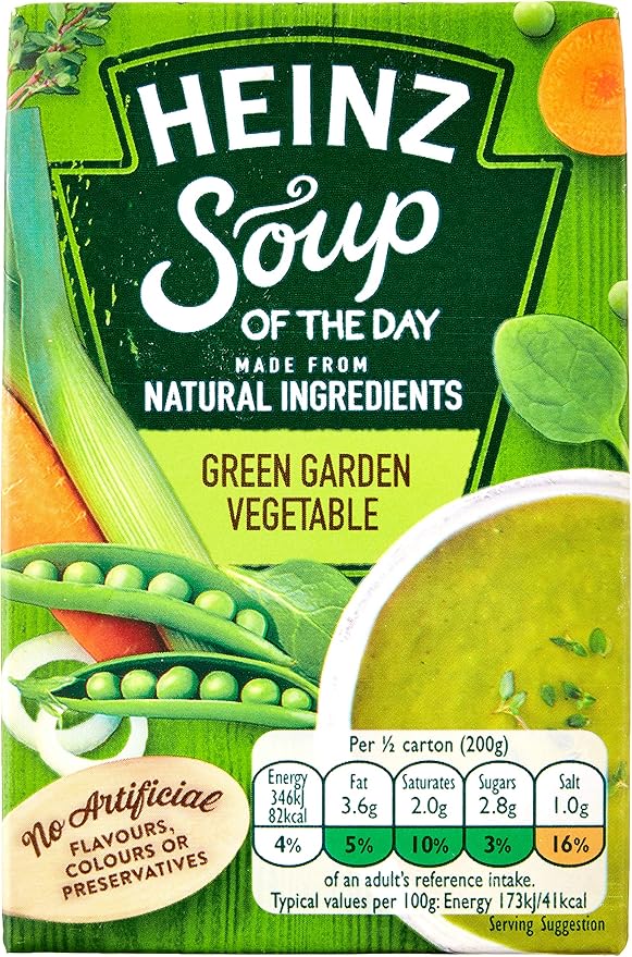 Heinz Soup of the Day Green Garden Vegetable, 400g Amazon.co.uk Grocery