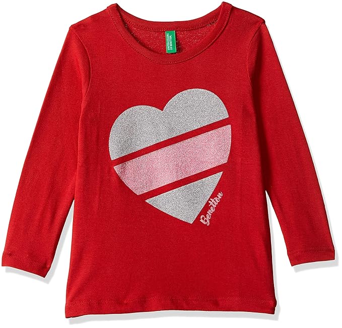 Baby Girls Solid Regular Fit T-Shirt