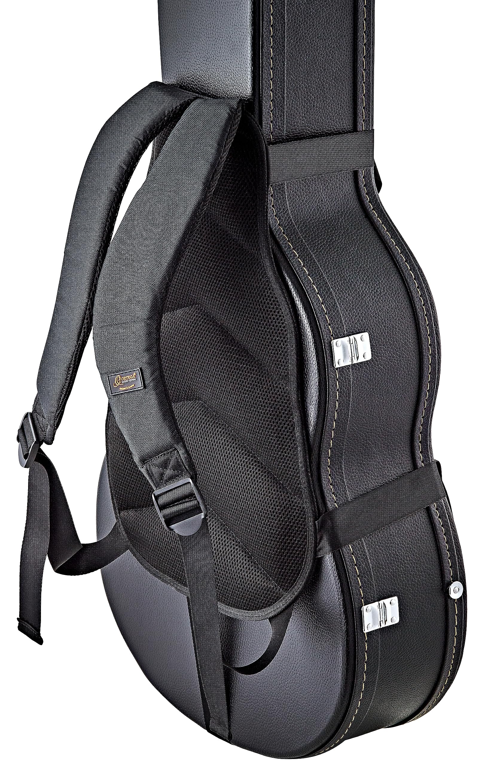 Ortega Guitars Padded Backpack Strap - Deluxe - for Shaped Hard Cases - Black (OBPS-DLX)