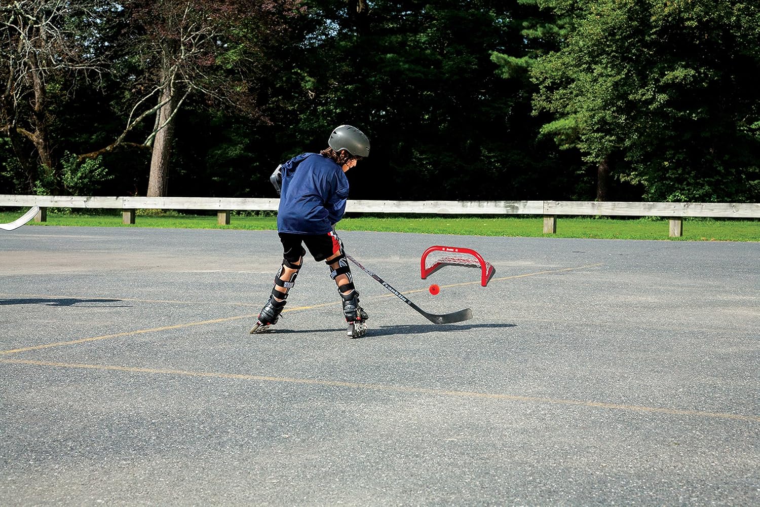 Franklin Sports Mini Skills Street Hockey Goal - Steel Mini Hockey Net - Perfect for Practice and Training : Hockey Nets : Sports & Outdoors