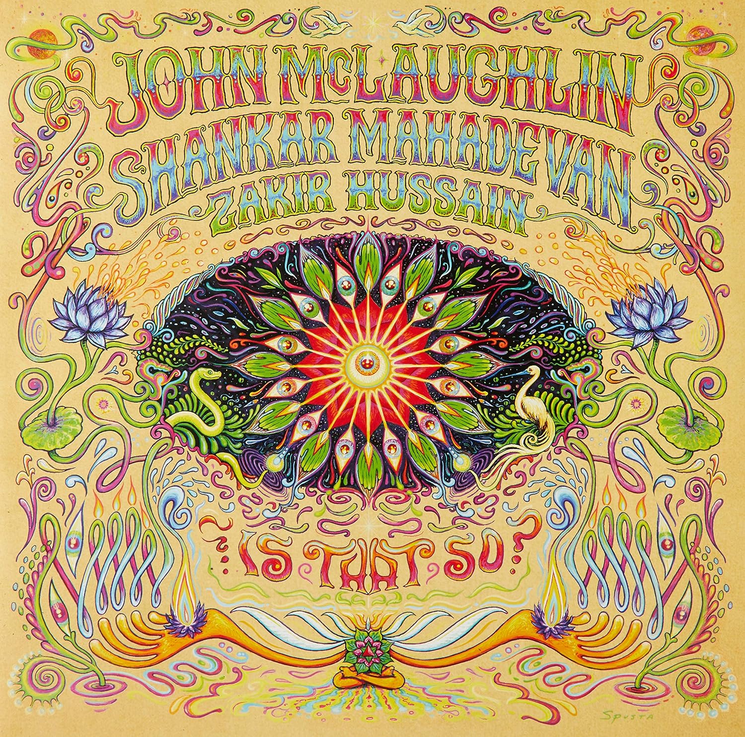 Is That So アナログレコード John Mclaughlin Shankar Mahadevan Zakir Hussain フュージョン 音楽 Amazon