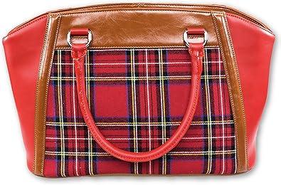 tartan shoes and bag