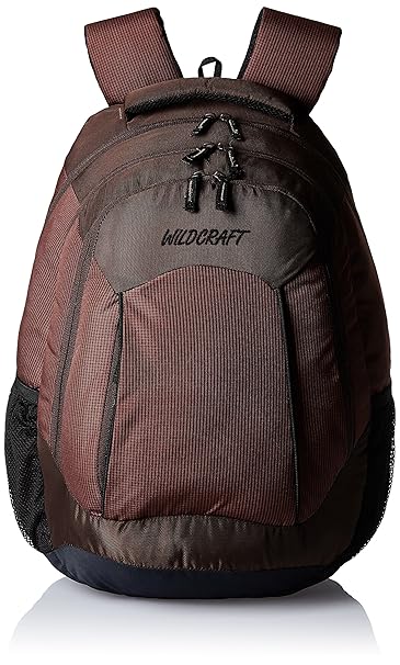 Wildcraft Saturn Polyester Brown Casual Backpack(8903338017967)