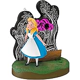 Hallmark Keepsake Christmas Ornament 2025, Disney Alice in Wonderland and The Cheshire Cat with Light, Gifts for Disney Fans