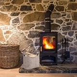 Relaxdays Grey Felt Firewood Basket 39.5x40x23cm Foldable Log Holder Newspaper view 2