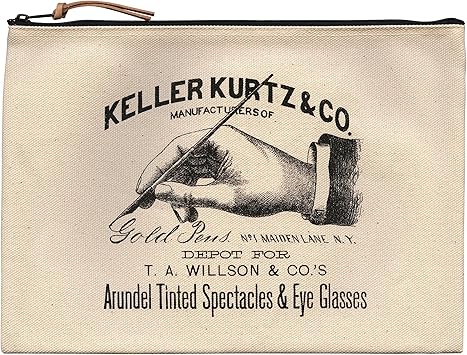 Amazon フラットポーチ M ハンドライティング Li010 B 文具ケース 文具ホルダー 文房具 オフィス用品