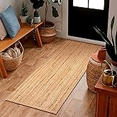 Rug Area Rugs Natural Jute 2x6 Ft for Livingroom Bedroom Washable Reversible RagRug Braided Carpet Farmhouse Kitchen Indoor Outdoor Area Runner Mat for Hallway, Entryway,Garage, Patio- 24x72 Inches