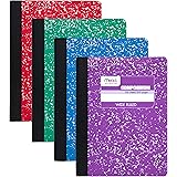 Mead Composition Books/Notebooks, Wide Ruled Paper, 100 sheets, 9-3/4" x 7-1/2", Assorted Colors, 12 Pack (73389)