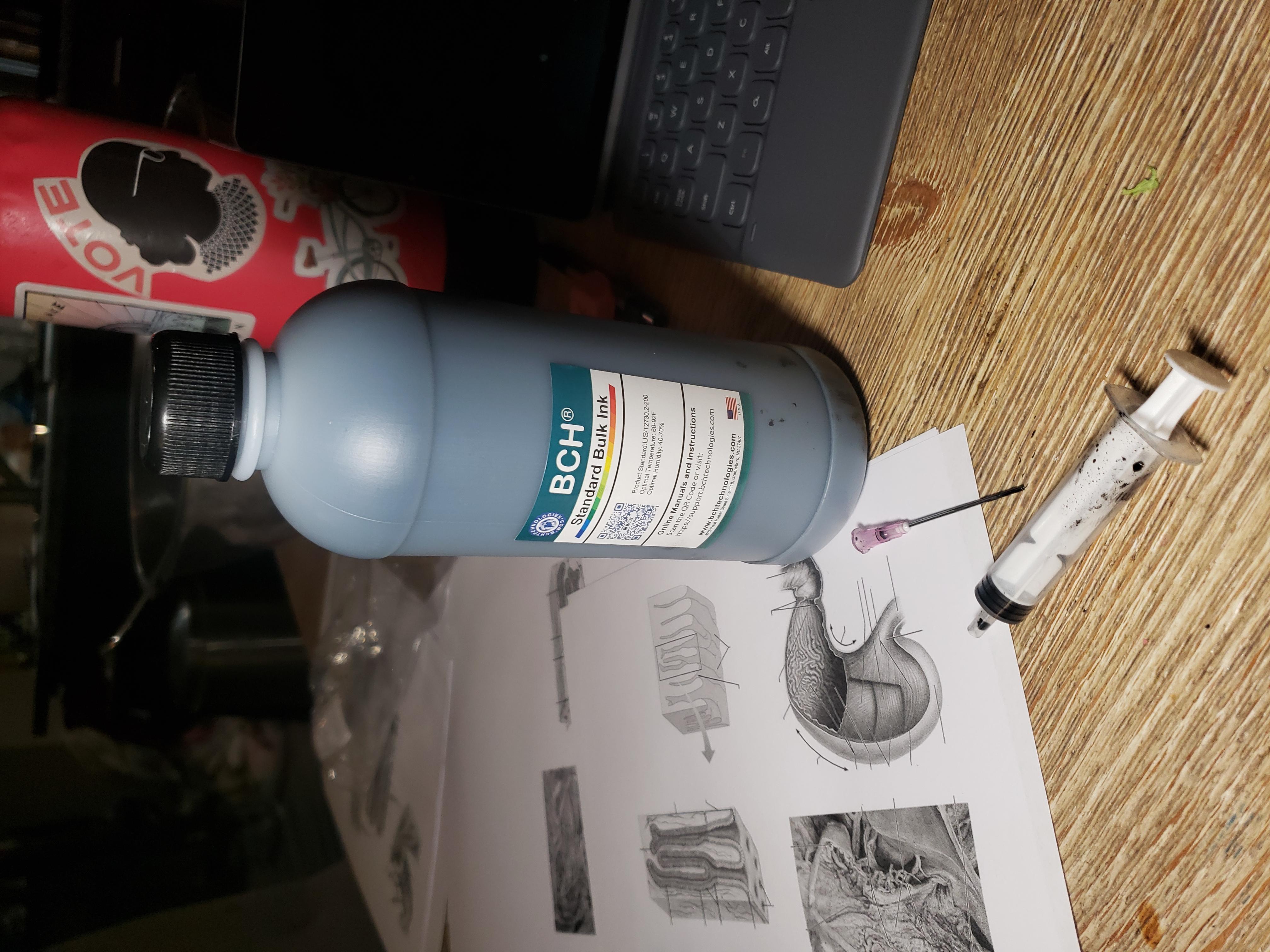 4/mo Finance BCH Refill Ink Black for Inkjet Printer Cartridge