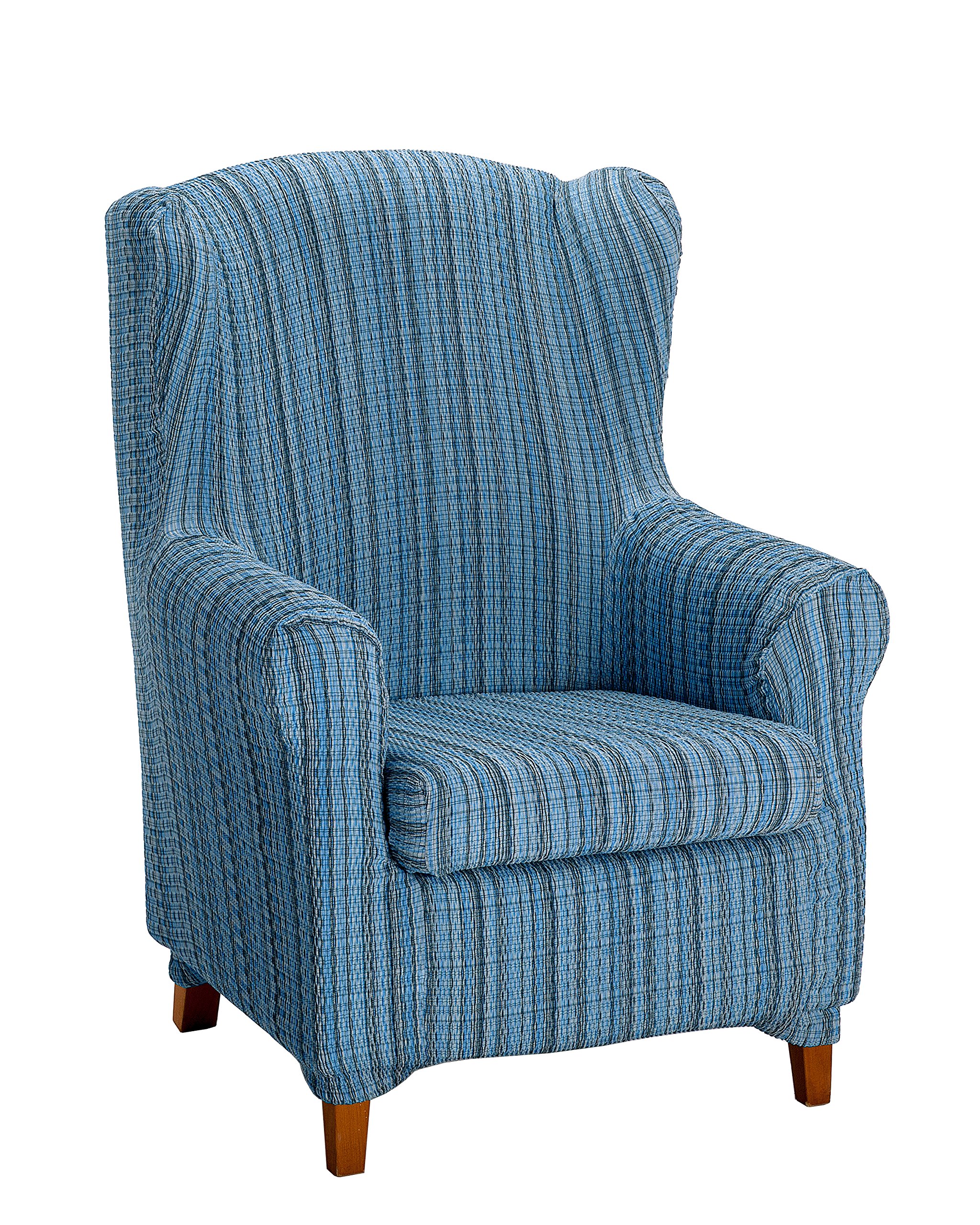 Martina Home DUPLEX MEJICO OREJERO Chair Cover Orejero duplex blue