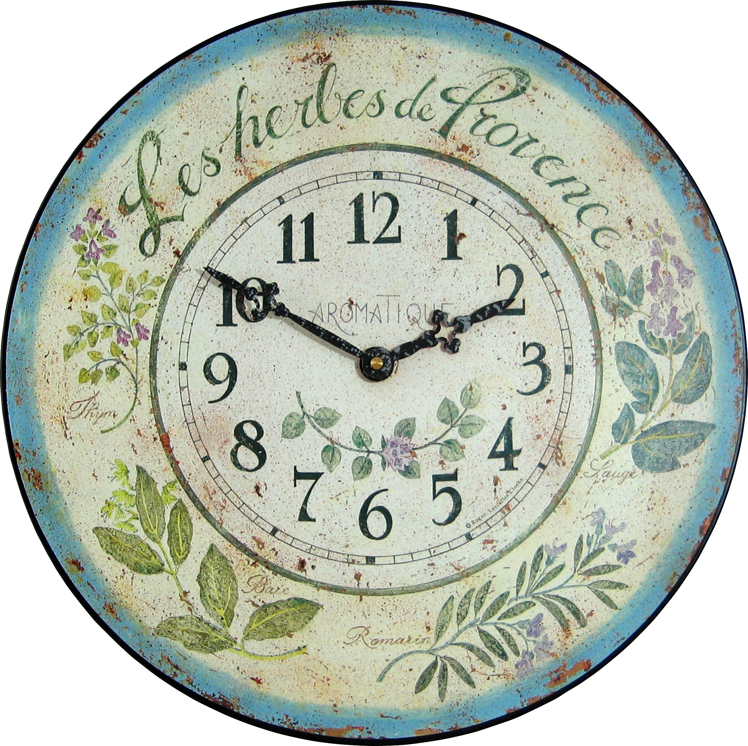 Herbes de Provence Wall Clock - 36cm