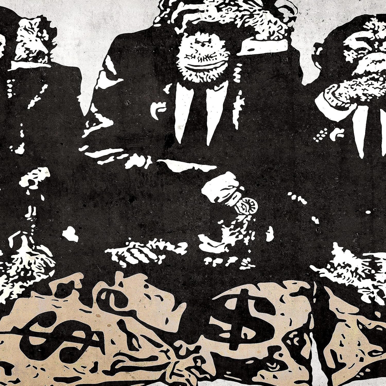 Quadri Moderni Street Art Scimmia 150 X 60 Cm Soggiorno Grande Marrone Sala Da Pranzo b Amazon It Fai Da Te