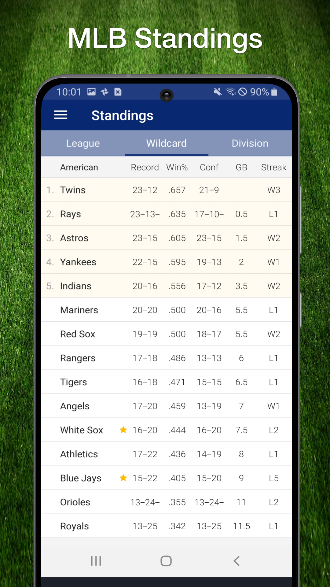 Scores App MLB Baseball Live Scores, Stats, &
