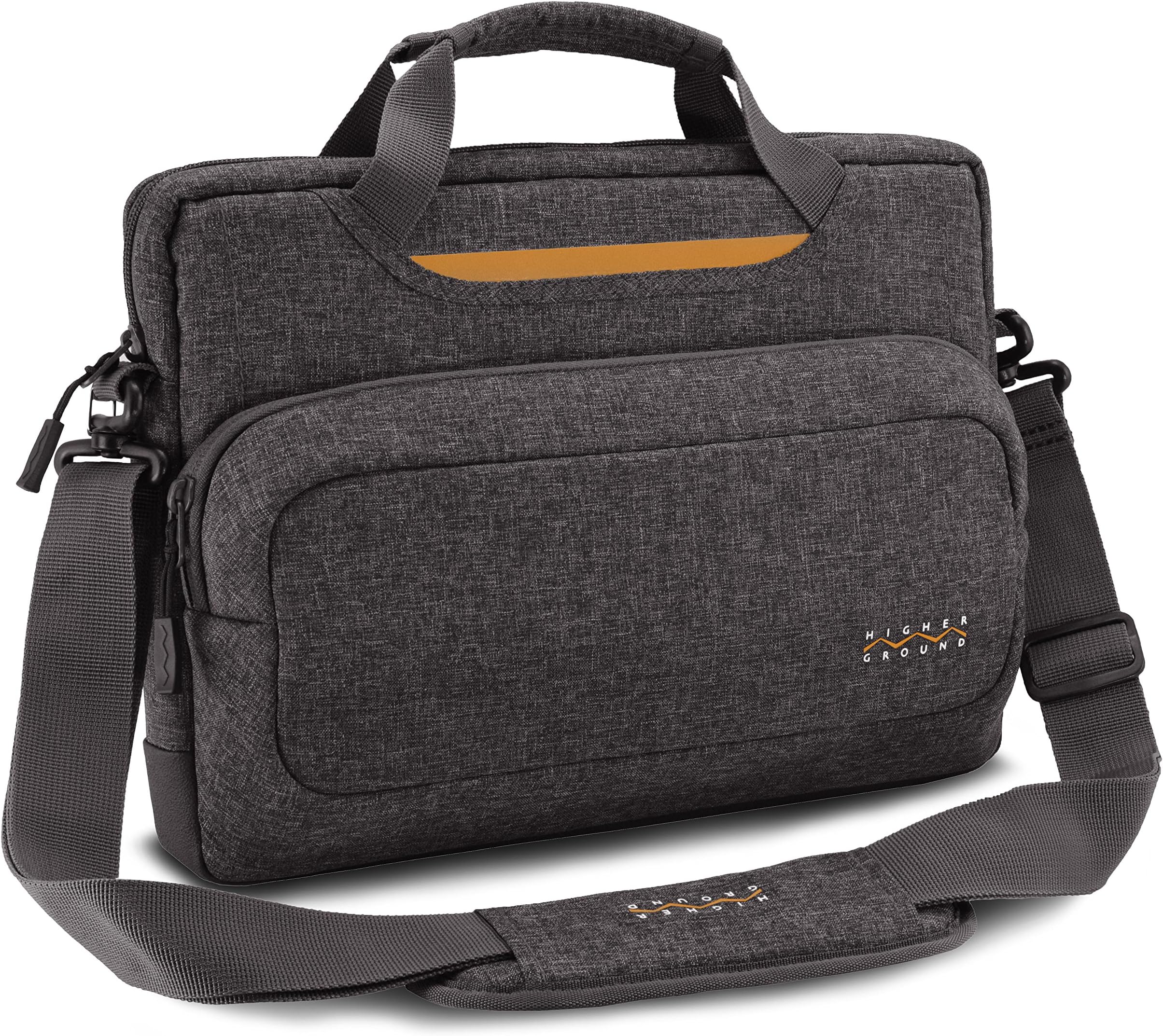 Higher Ground Flak Jacket Plus 3.0 13/14 Inch Chromebook Bag with Carrying Handle, Shoulder Strap and Organizer Pocket for Students, Classrooms, and Businesses