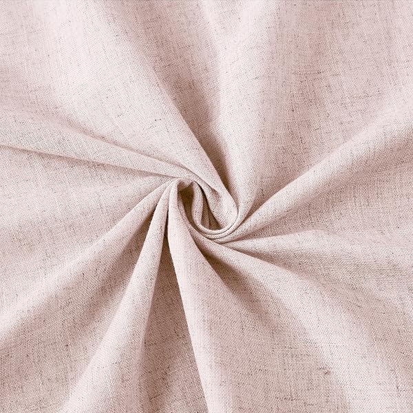 102 INCHES SOFT PINK PINCH PLEATED FULL BLACKOUT CURTAINS LINEN BLEND ROOM DARKENING WINDOW CURTAINS FOR LIVING ROOM BEDROOM THERMAL INSULATED PINCH PLEAT DRAPES BACK TAB WITH HOOKS 40″ W X 102″ LX2