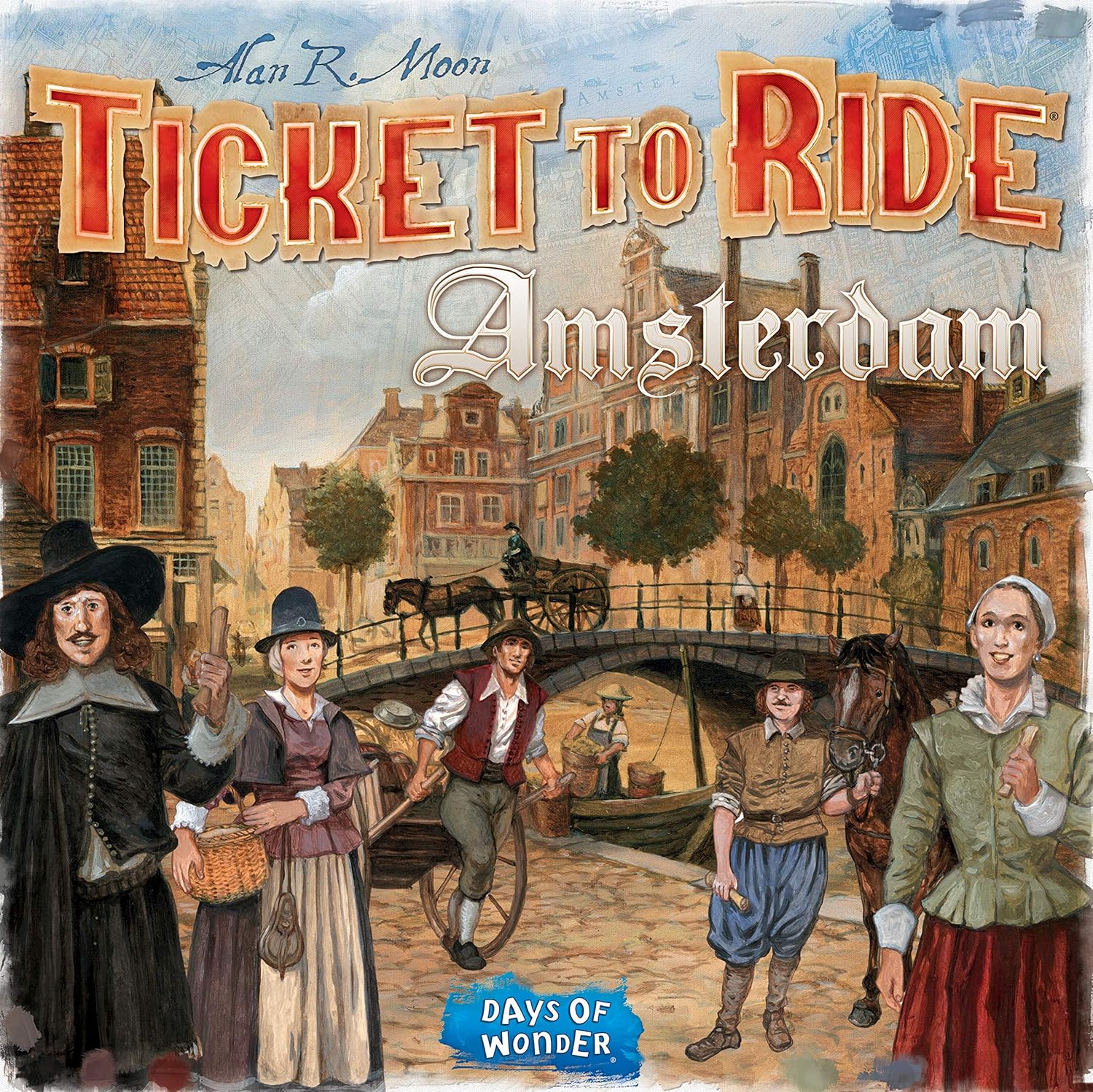 Days of Wonder Ticket to Ride Amsterdam Family Board Game Ages 8+ For 2 to 4 Players Average Playtime 10-15 Minutes - Image 5