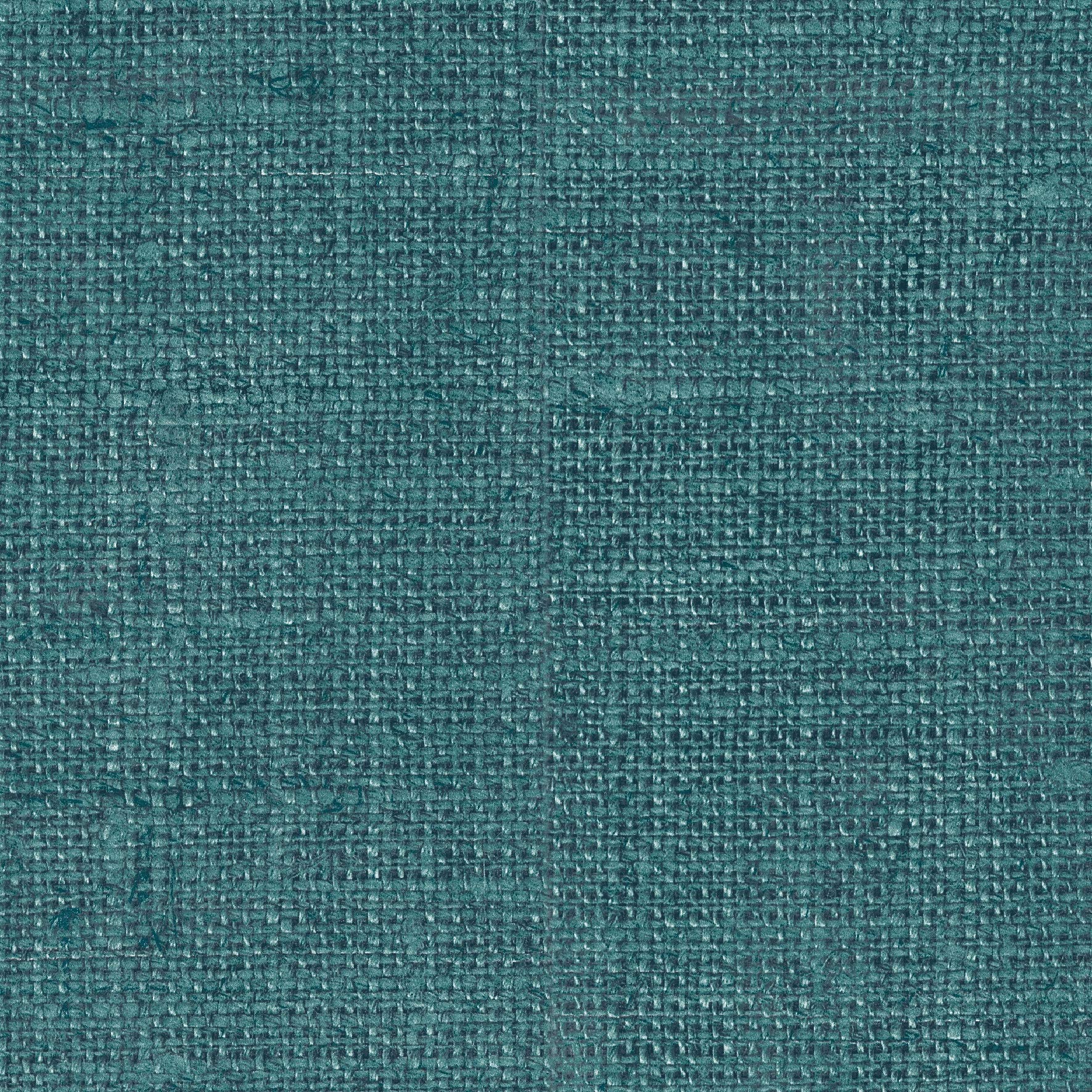 LUTECE Plain Imitation Jute Wallpaper | Emerald Green | Vinyl on Non-Woven | 51195414 | Bedroom, Living Room, Hallway, Living Room