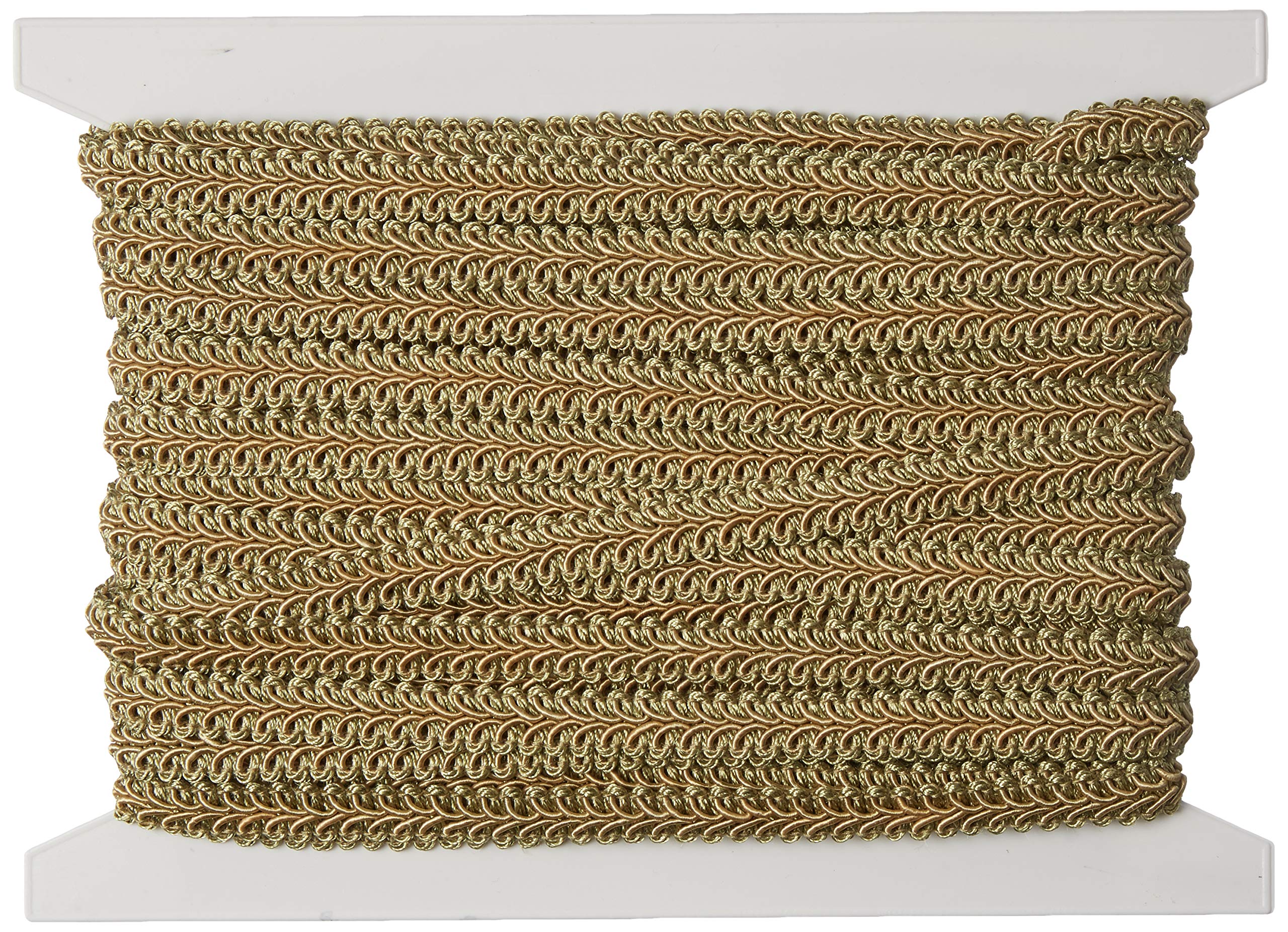 Trims by The Yard Alice Classic Woven Braid Trim, 1/2-Inch Versatile Trim for Sewing, Washable Decorative Trim for Costumes, Home Decor, Upholstery, 20-Yard Cut, Sage