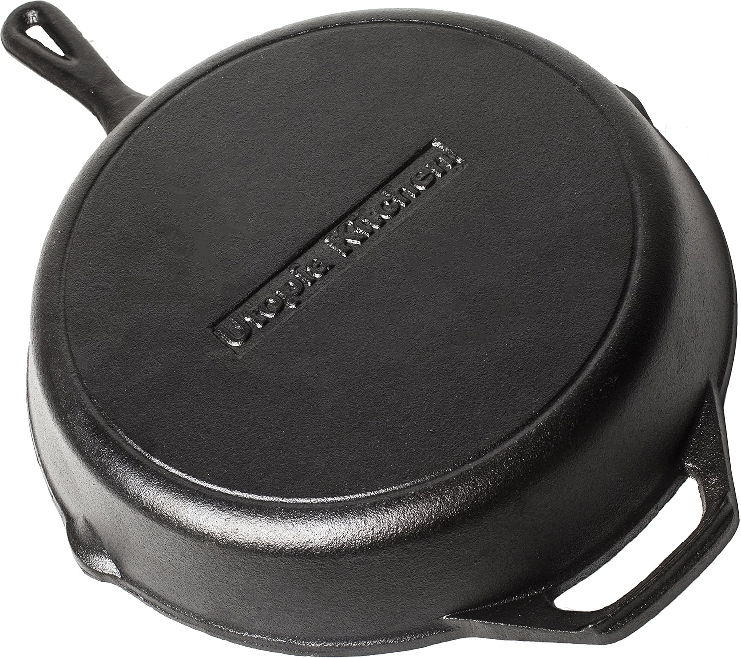 Pre-Seasoned Cast Iron Skillet - Utopia Kitchen (12.5 Inch): Kitchen & Dining
