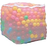 鶹 Basics BPA Free Crush-Proof Plastic Ball, Pit Balls with Storage Bag, for Toddlers Kids 12+ Months Play, Pack of 1000 