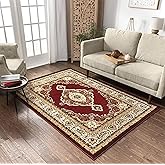 Well Woven Molly Laurent Traditional Area Rug, 9'3" x 12'6", Red