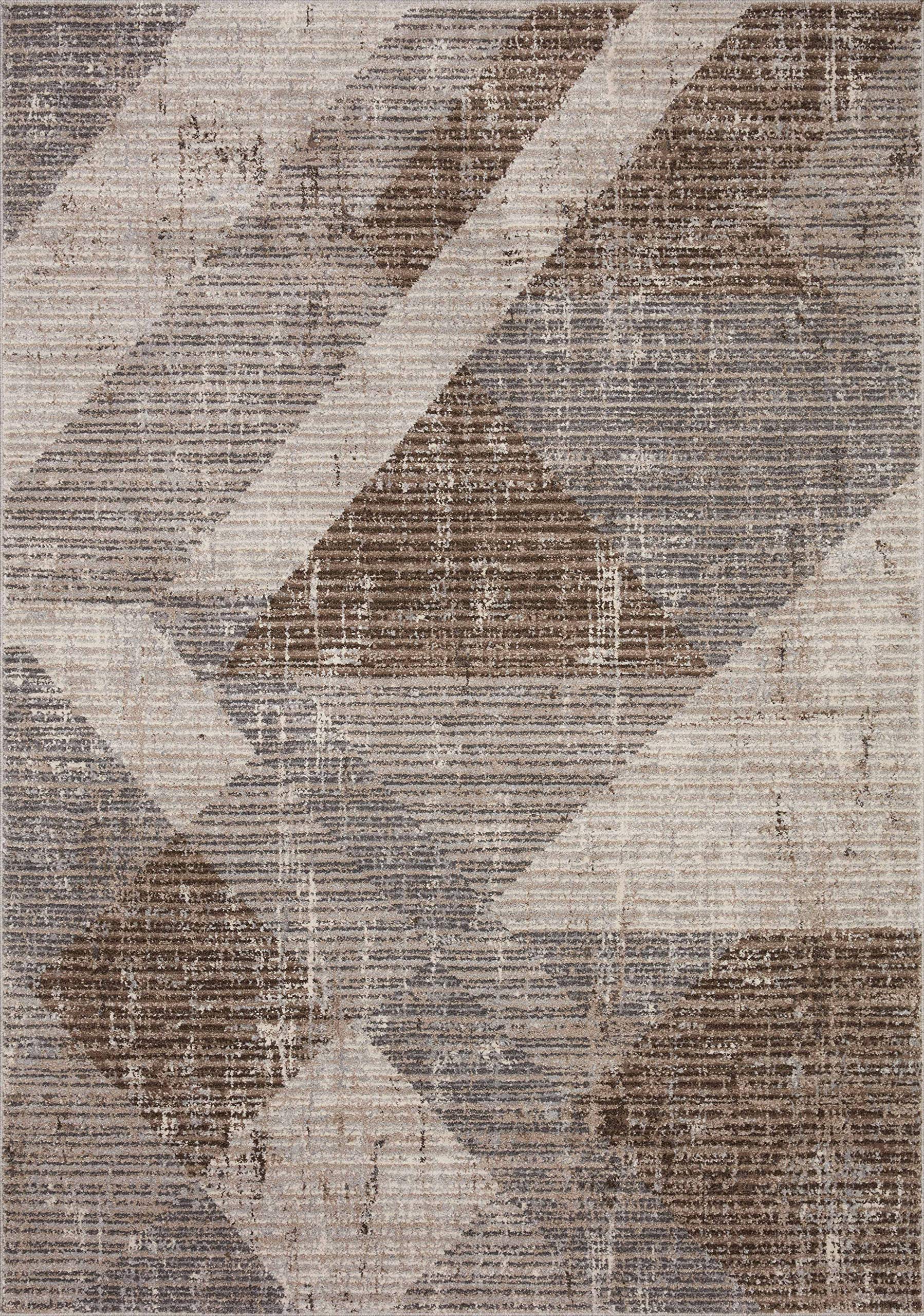 Loloi II Austen Collection AUS-04 Stone/Bark 7′-10″ x 10′-6″ Area Rug