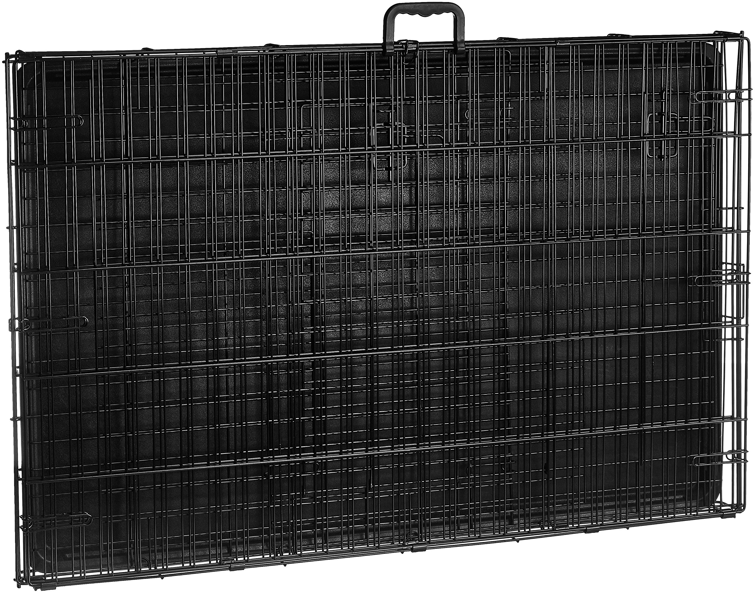 AmazonBasics SingleDoor Folding Metal Dog or Pet Crate Kennel with