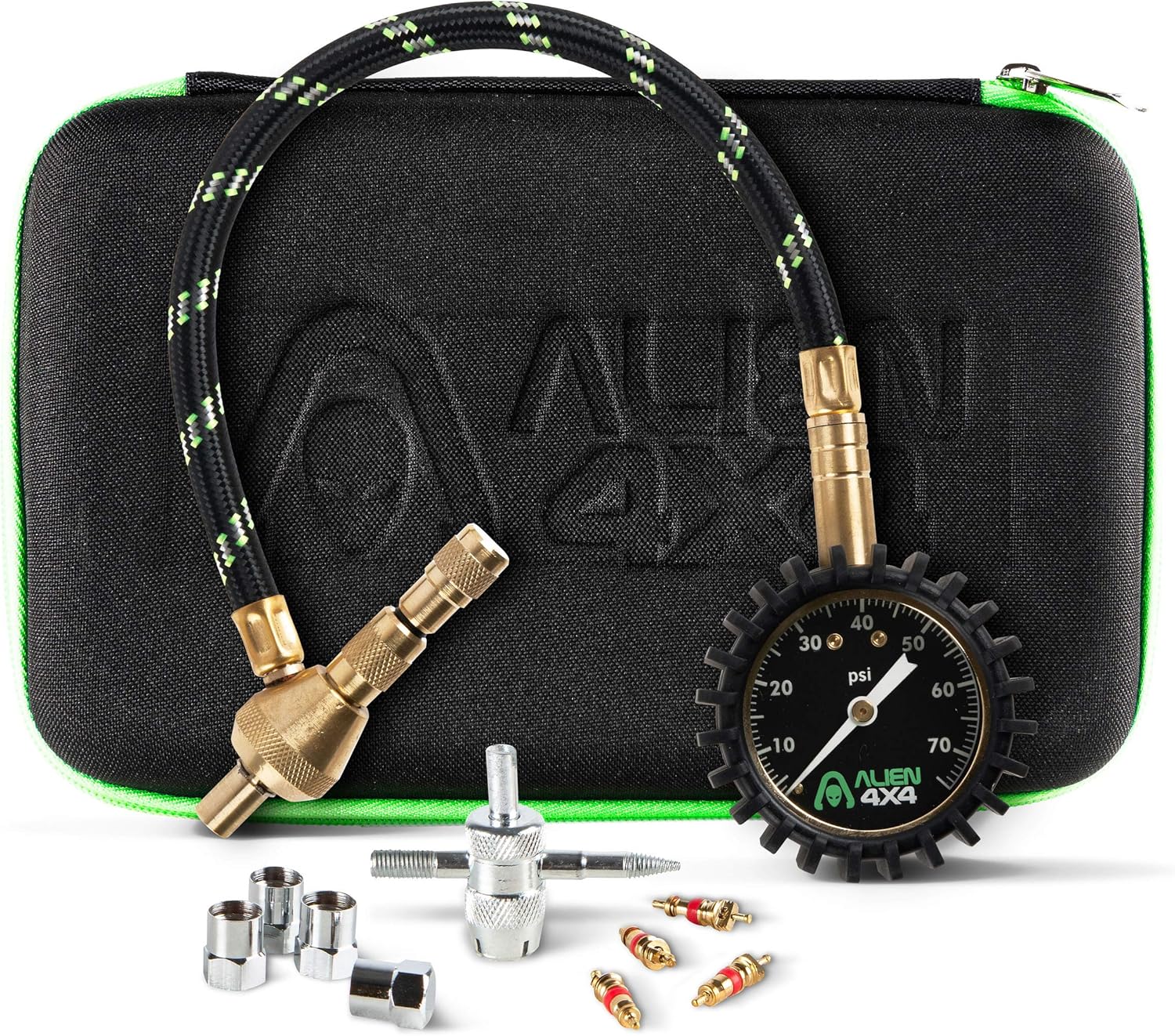 Alien 4x4 Rapid Air Tire Deflator Offroad Pressure Gauge 0
