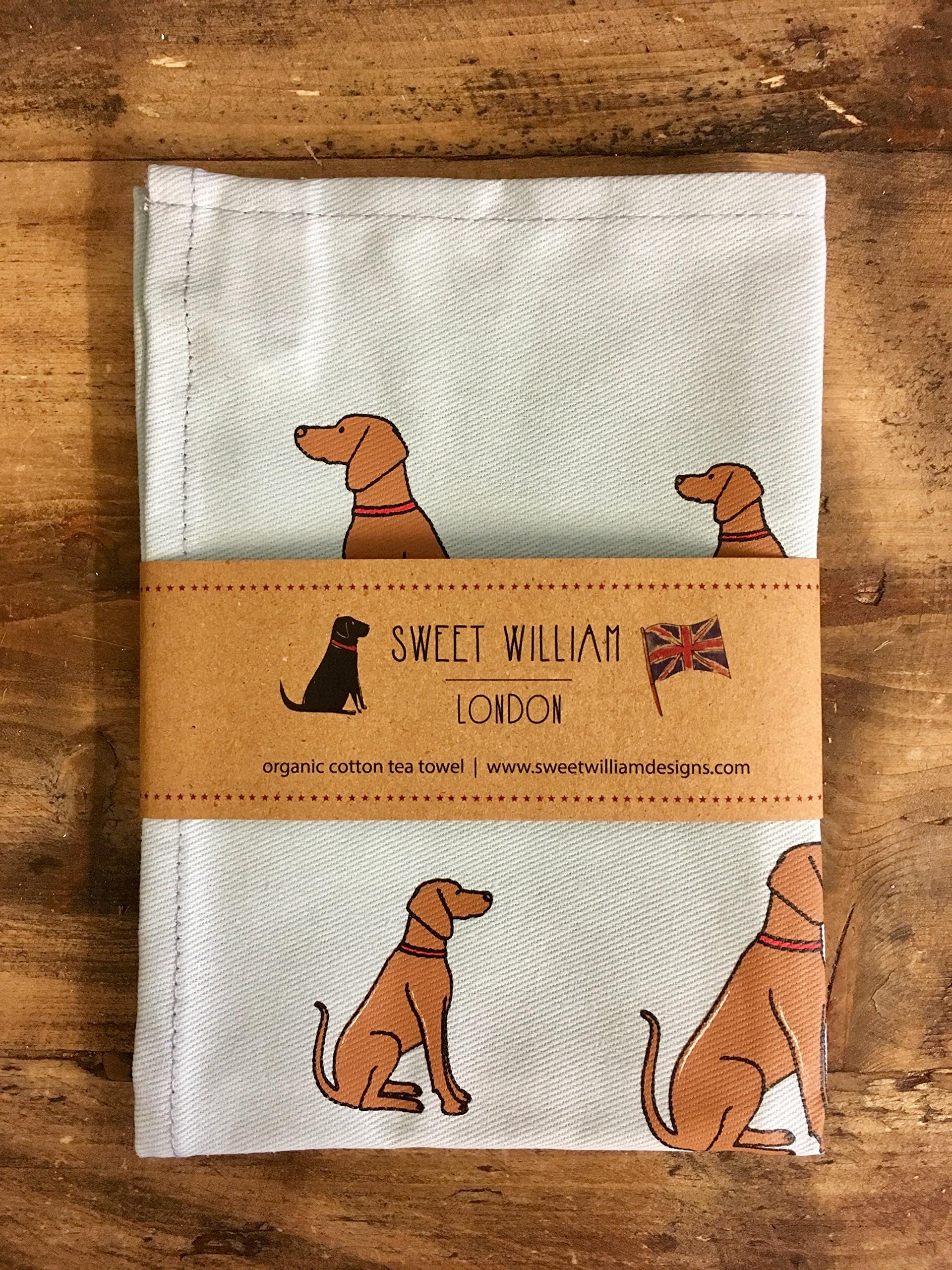 Kedunmoao Vizsla Kitchen Tea Towel - Animal Print, Cotton, 45cm x 65cm