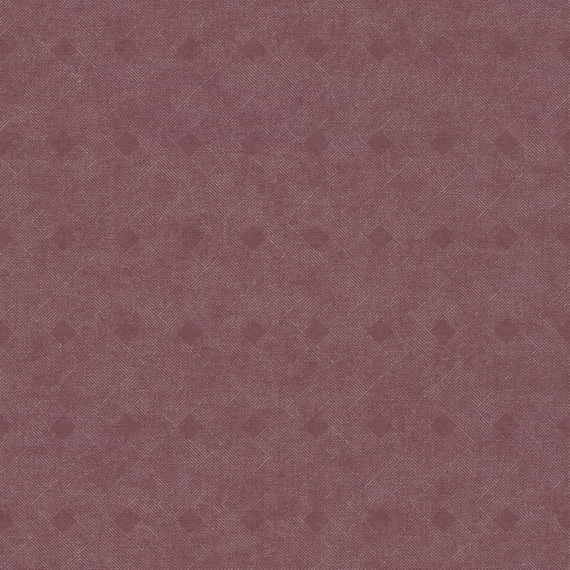 Galerie HV41058 Havana Geometric Weave Wallpaper, Red/Silver, 10.05m x 53cm