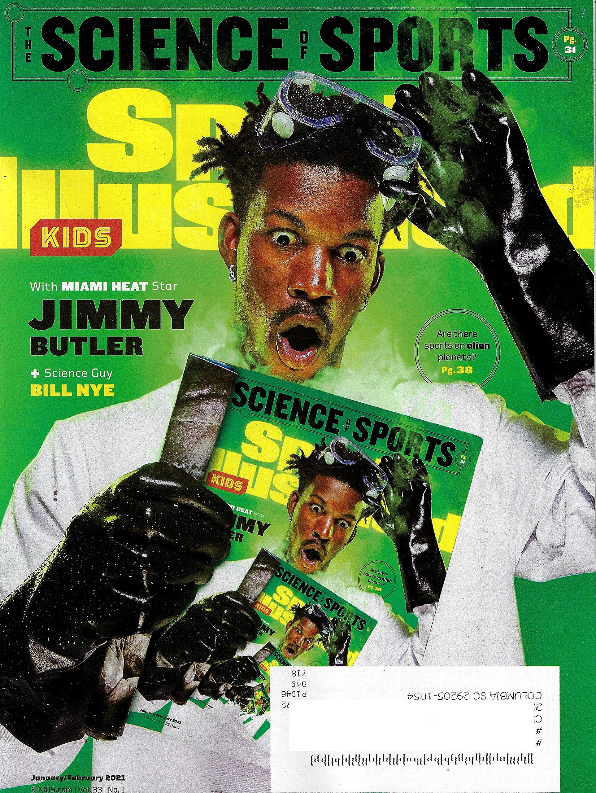 Sports Illustrated Kids Magazine January February 21 Jimmy Butler Cover With Cards Amazon Com Books