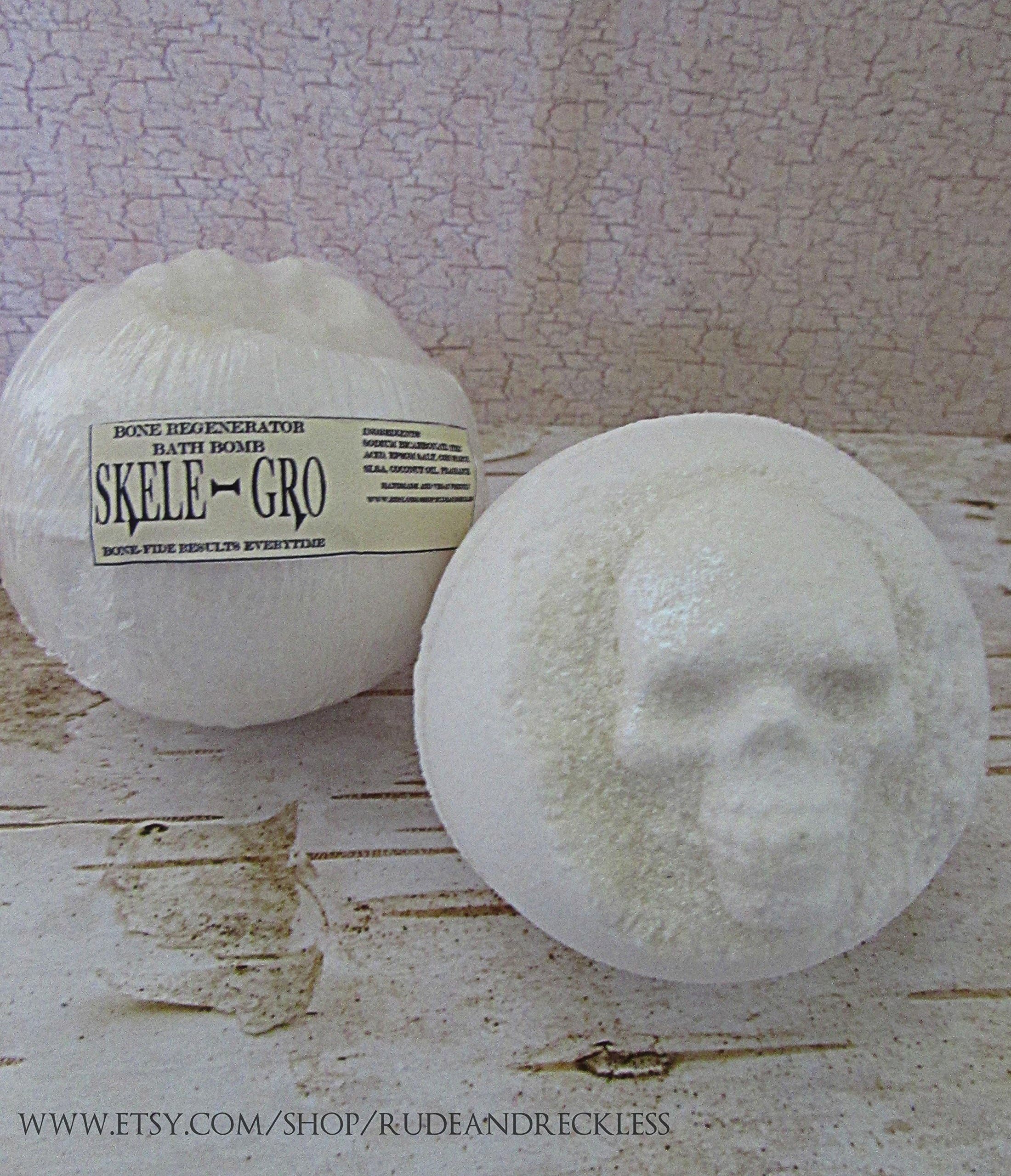 Harry Potter inspired Skele-Gro potion bath bomb