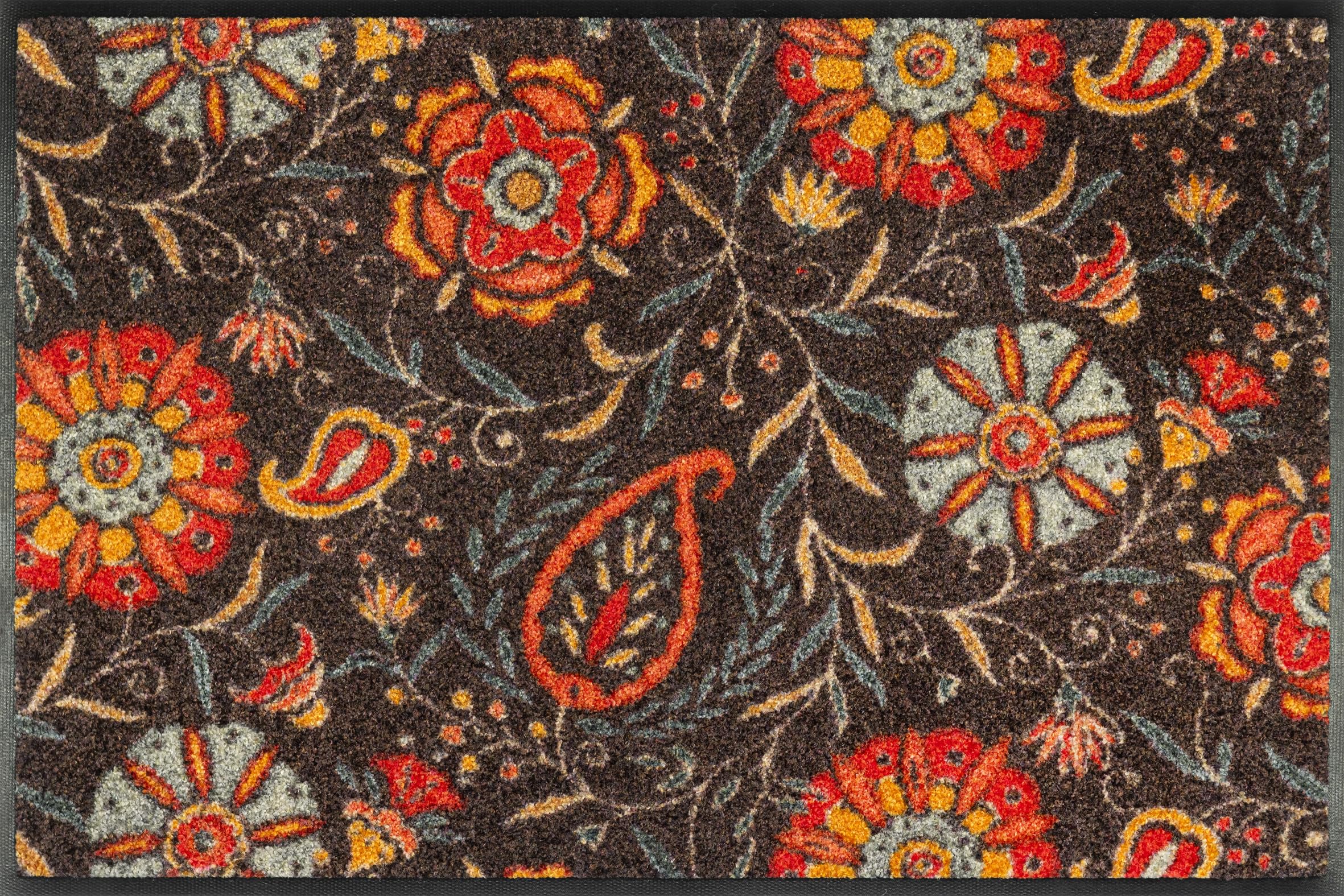 Wash+Dry Everlasting Doormat, 50 x 75 cm, Washable for Indoor and Outdoor Use, Colourful