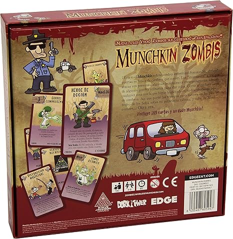 Edge Entertainment Munchkin Zombies - Juego de Mesa EDGMZ01: Amazon.es: Juguetes y juegos
