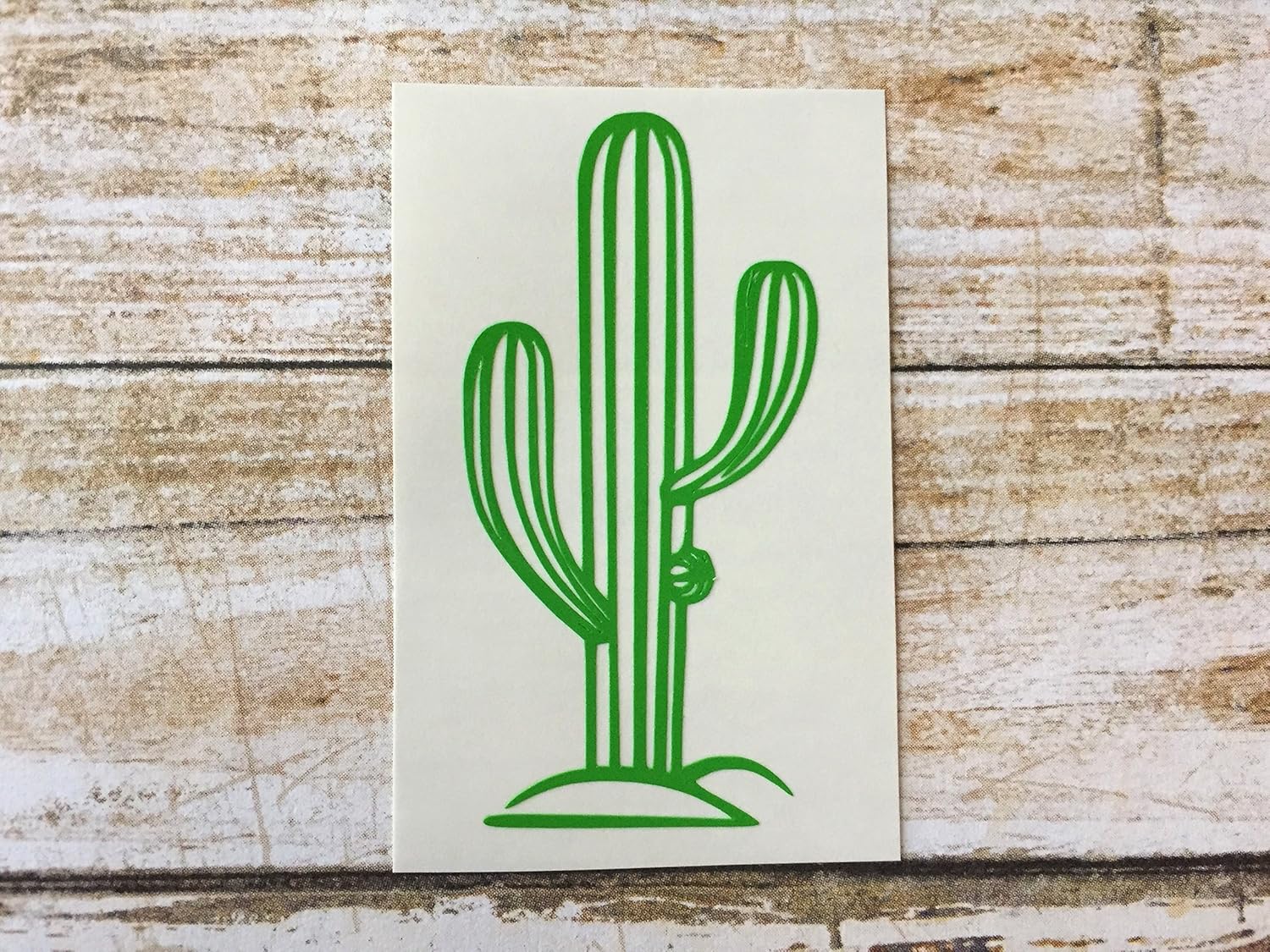 Cactus Decal Saguaro Sticker Cacti Vinyl Handmade