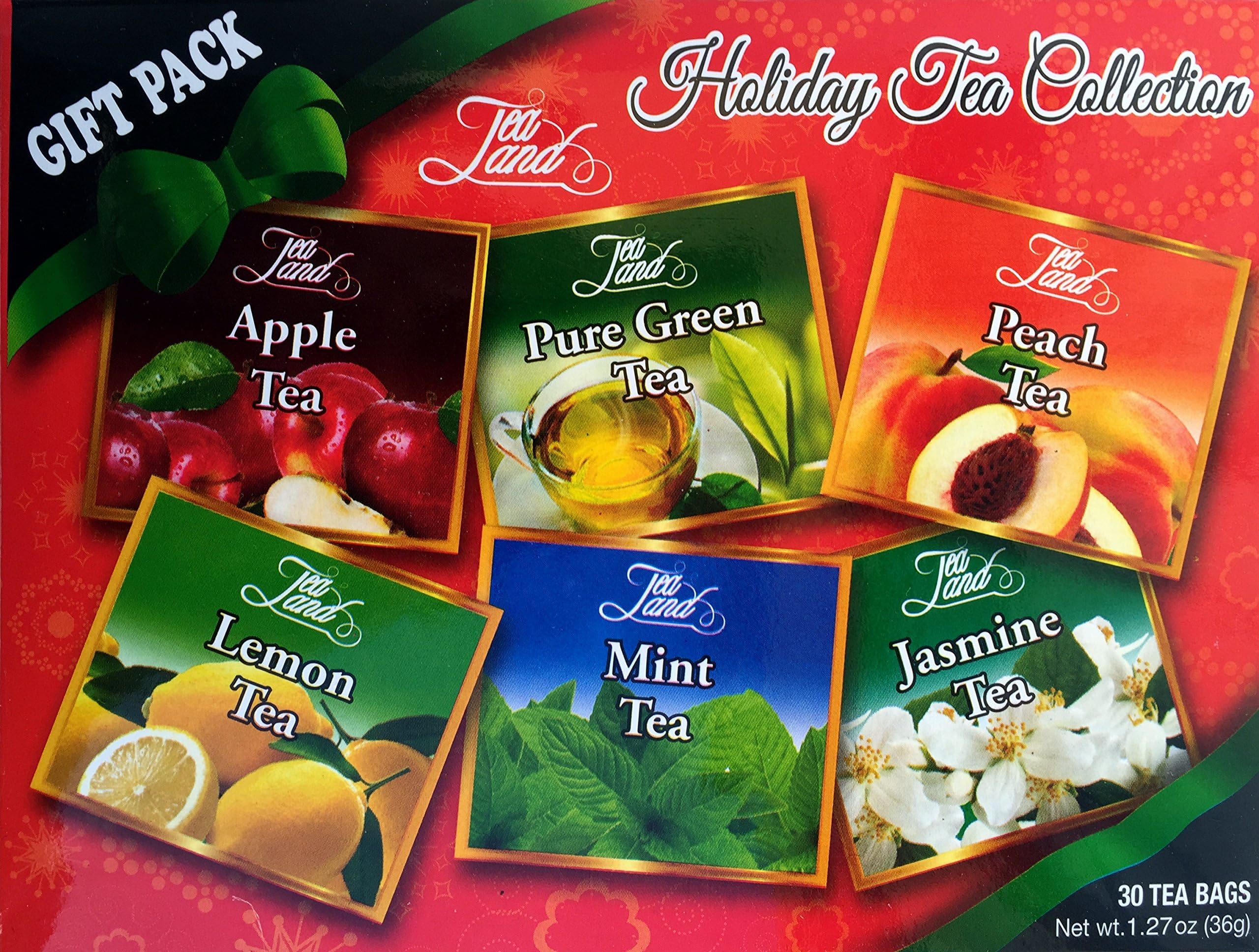 Tea Land Holiday Tea Collection Gift Pack (30 tea bags)