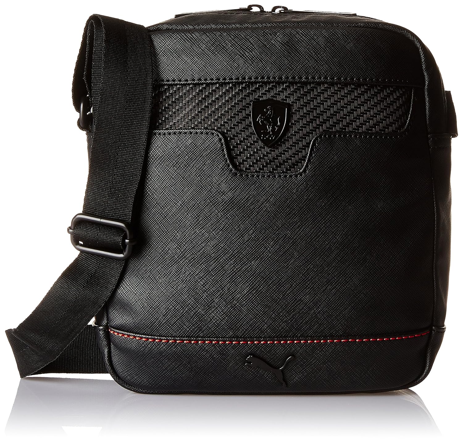 Amazon.co.jp： プーマ PUMA FERRARI LS ポータブル ショルダーバッグ フェラーリ ブラック 07420301