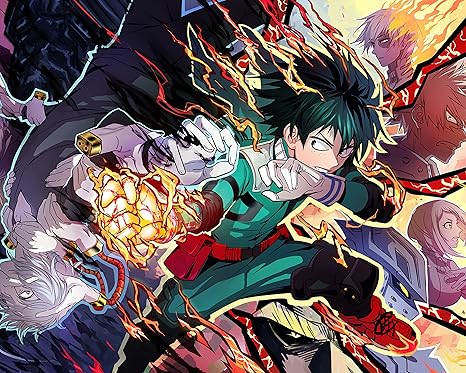 Amazon Com Hero Academia Poster Japanese Anime Manga Wall Art Print Decor 16x20 Inches High Quality Print Everything Else