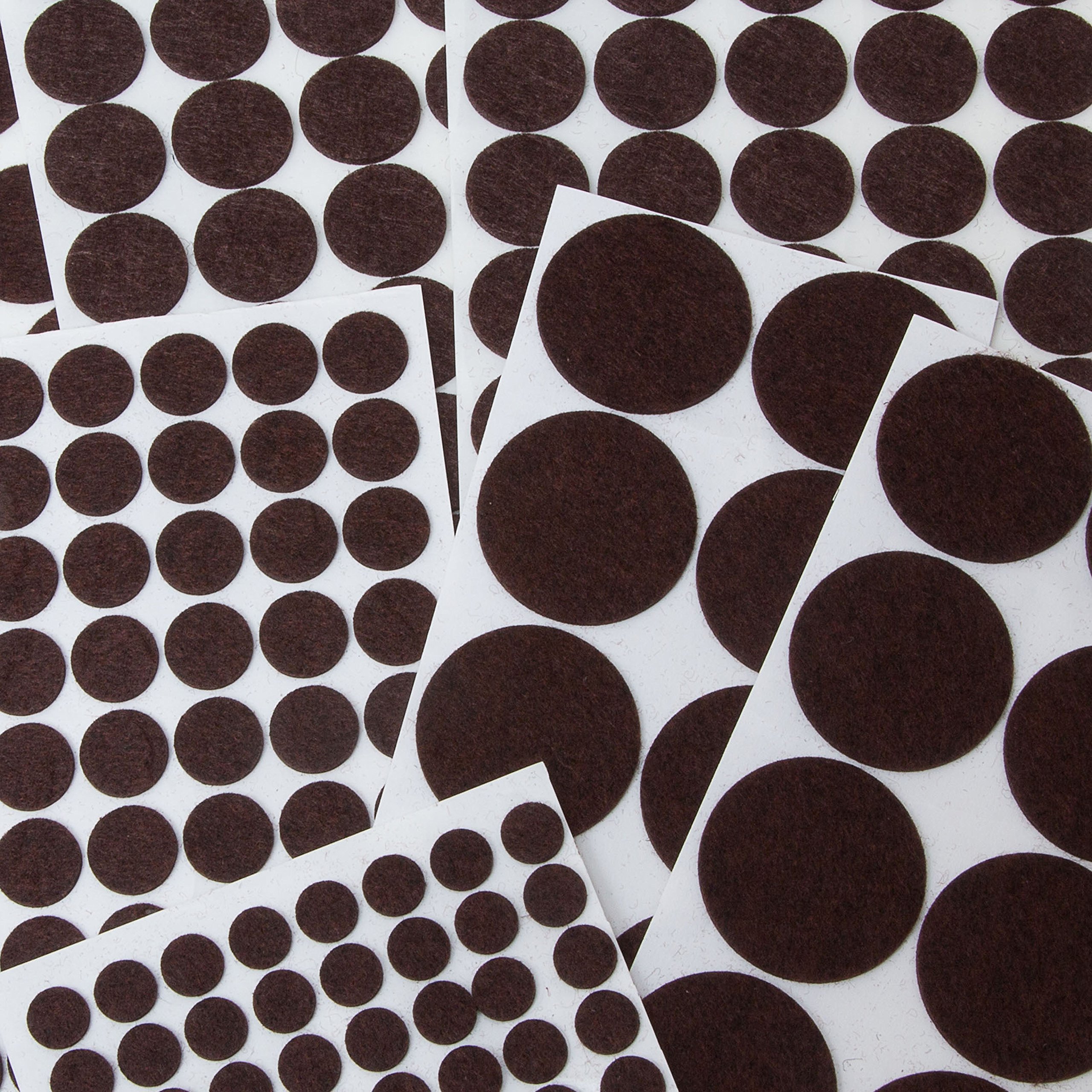 Brackit Felt Pads Jumbo Assortment Pack | 270 Pc Non-Slip Felt Circles & Cut-To-Size Felt Sheet Furniture Pads for Hardwood Floors, Cabinet Door Bumpers, Chair Legs, Pianos & Other Home Furnishings