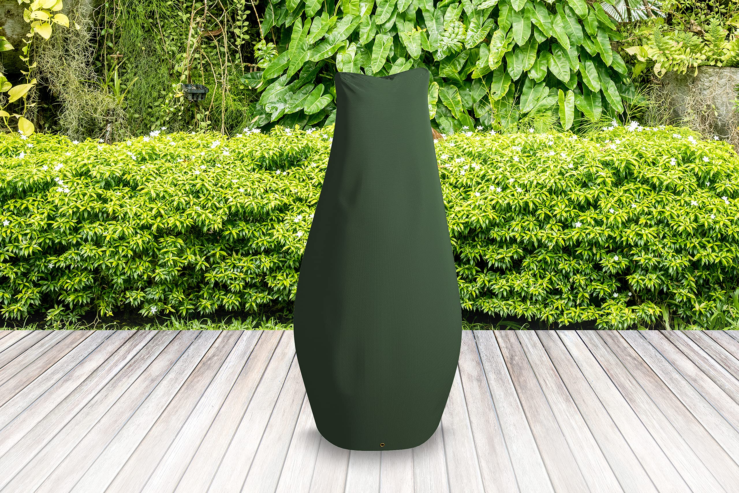 Bosmere Protector 6000 | Large Chimenea Cover | D 61cm H 122cm | 100% Waterproof, UV Protected, Heavy Duty 600D | 6 Year Guarantee | C755, Green